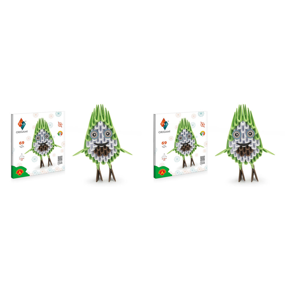 2x 69pc Origami 3D Paperfolding Avocodo Paper Sculpture Kids Toy Kit 8+