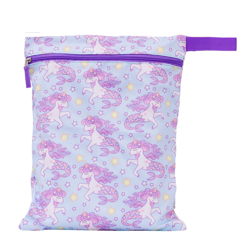 2PK Splosh Out & About Mermicorn Waterproof Kids/Children Wet Bag 40cm Purple