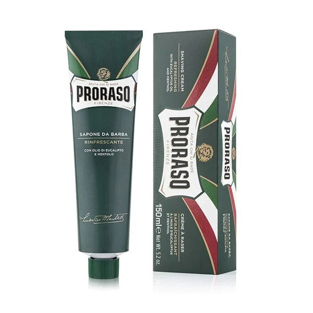 Proraso Shaving Cream In A Tube w/ Eucalyptus & Menthol 150ml