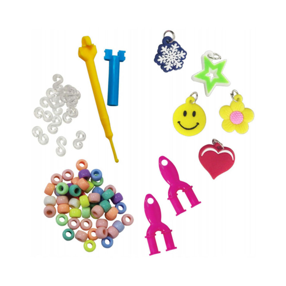 3000pc Loom Bands Heart Shape Case Kids Craft Kit 6y+