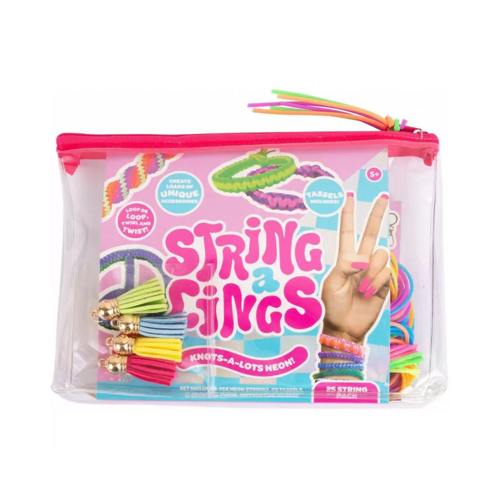 75pc Stringalings Bead DIY Jewelry/Bracelet Craft Kit Kids 5y+