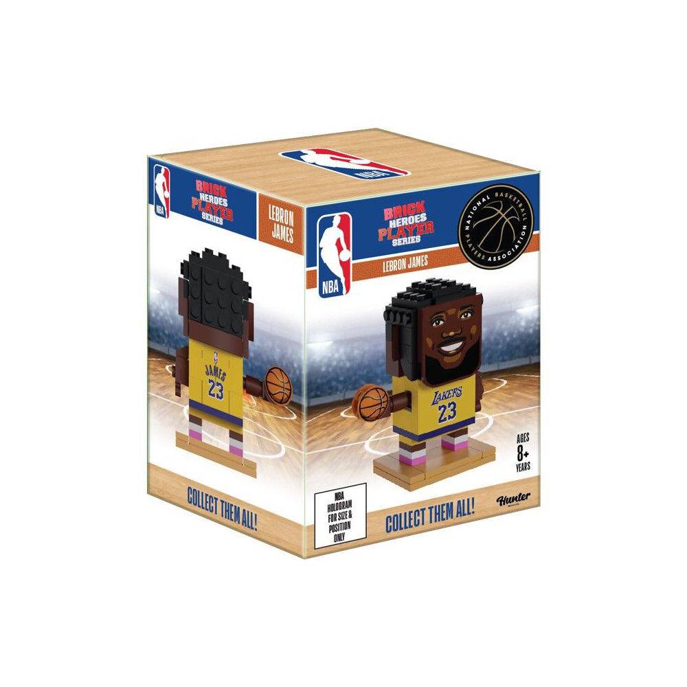 2PK Hunter Products Brick Heroes NBA 6 Player Series Figure Assorted 8y+