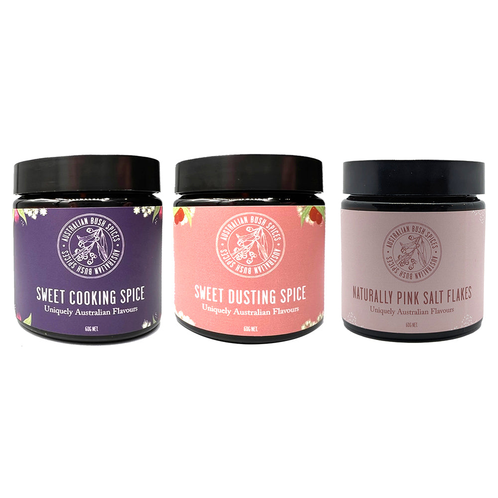 Australian Bush Spices Pink Sweet Dusting/Salt Flakes/Sweet Cooking Spices