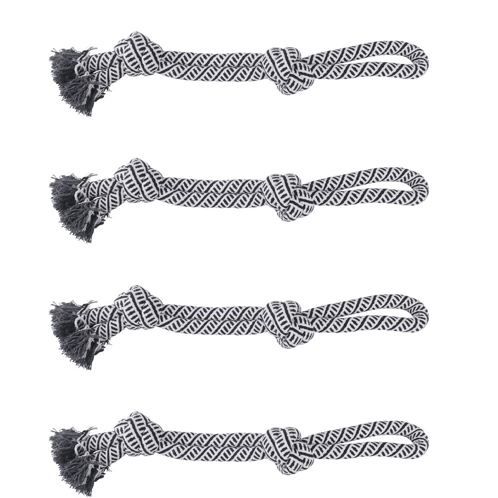 4PK Pro Pet Max Extra Long & Thick Cotton Rope Toy Outdoor Accesories 68cm Asst