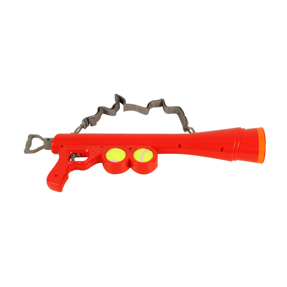 Pro Pet Care 66cm Bazouka Gun w/ Balls Dog Fetch Toy - Red