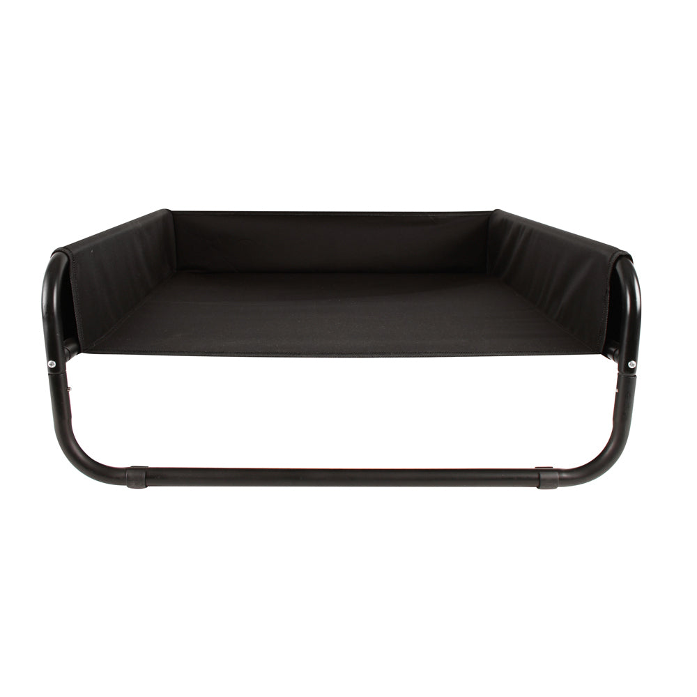 Pro Pet Care 85cm Elevated Sleeping Dog Bed w/ Edge - Black