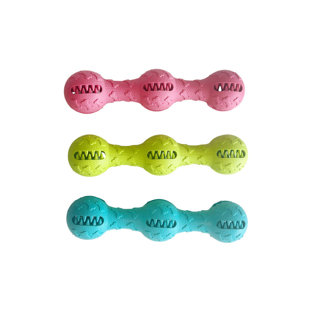 2PK Pro Pet Care Stick Chew Treat Dispenser Teeth Cleaning Dog Toy 22cm Assorted