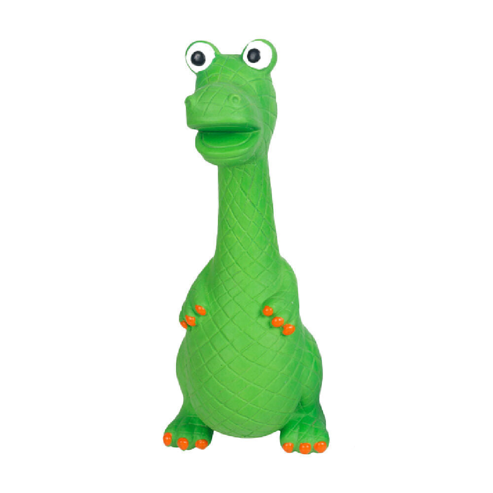 3PK Pro Pet Care Grunting Dinosaur Latex Dog Toy 20x8cm Assorted