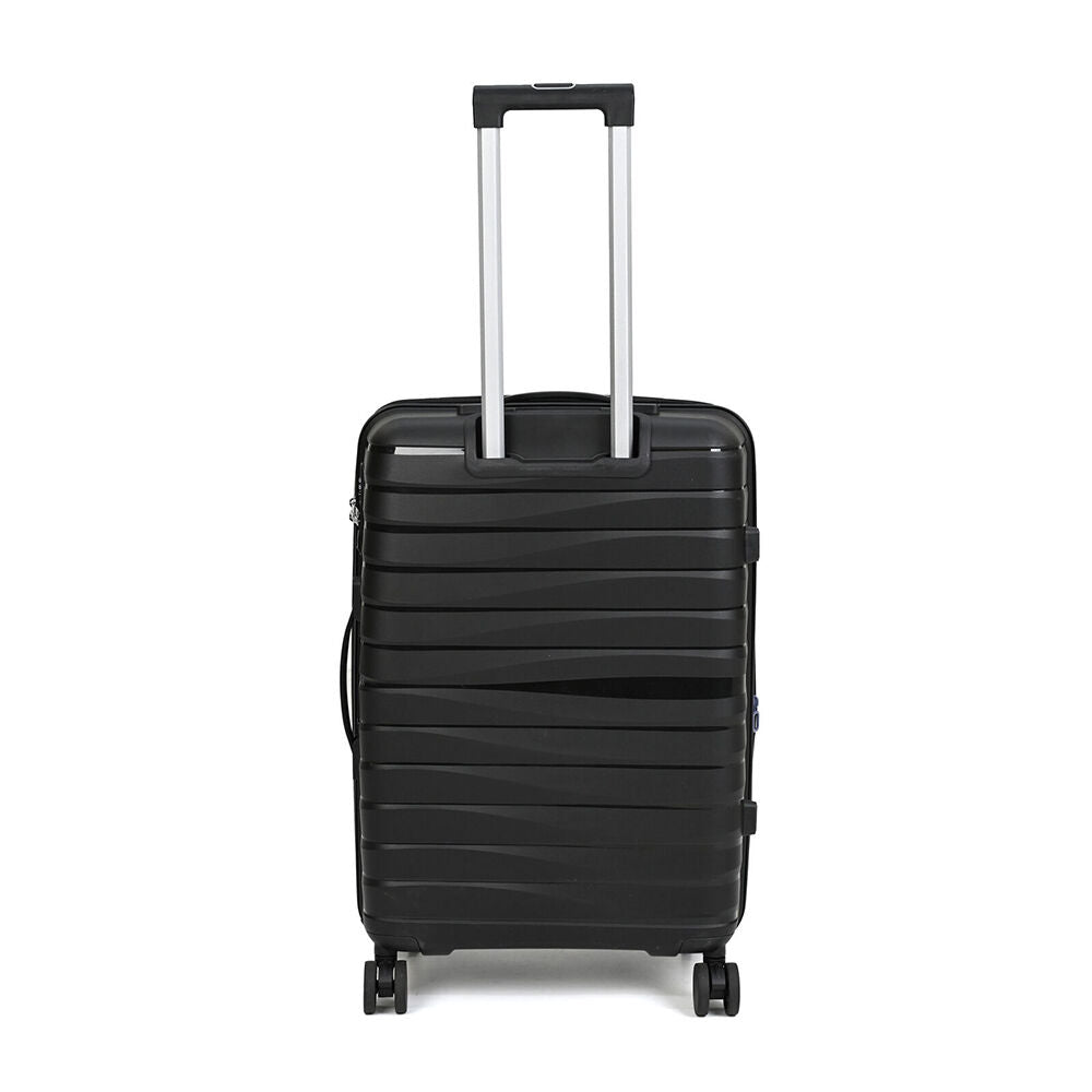 Paklite Breeze Medium Travel Luggage Suitcase Lightweight 62x39cm Black