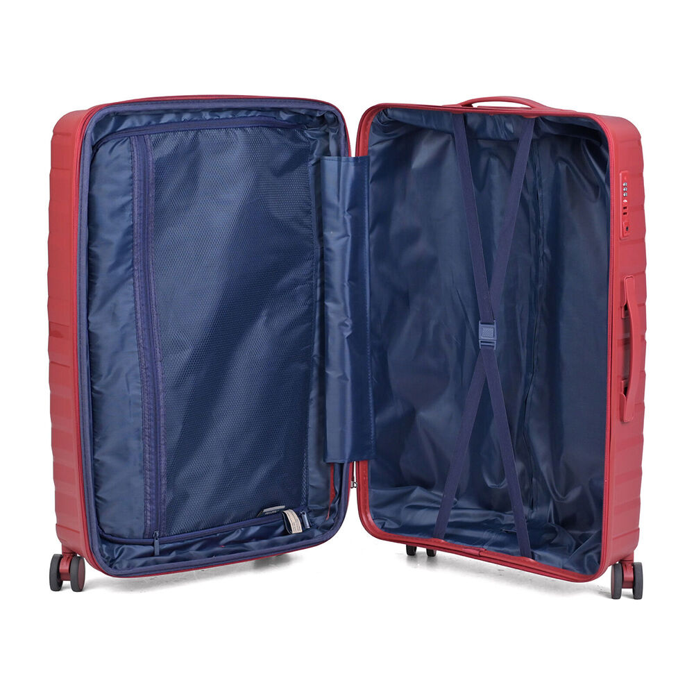Paklite Breeze Medium Travel Luggage Suitcase Lightweight 62x39cm Red
