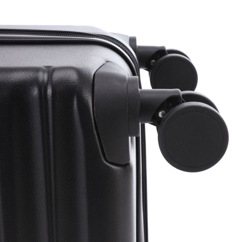 Paklite Pilot Large Travel Luggage Suitcase Lightweight 77x52cm Black