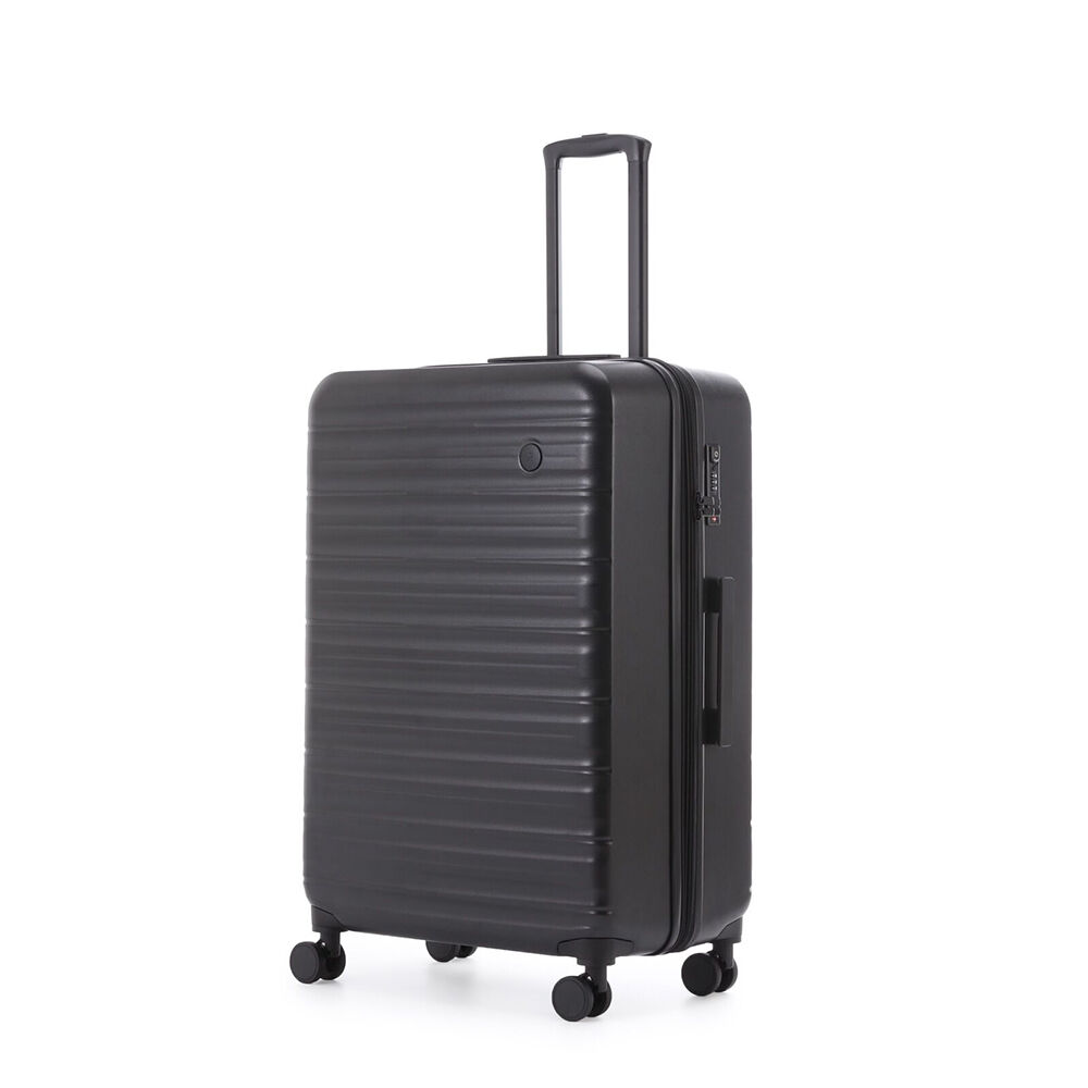 Paklite Pilot Large Travel Luggage Suitcase Lightweight 77x52cm Black