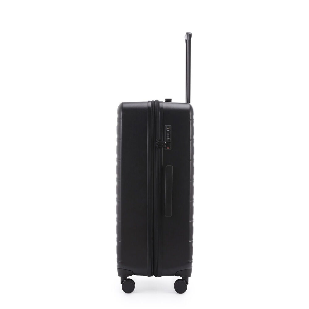 Paklite Pilot Large Travel Luggage Suitcase Lightweight 77x52cm Black
