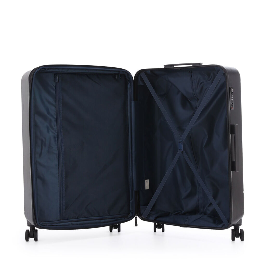 Paklite Pilot Large Travel Luggage Suitcase Lightweight 77x52cm Black