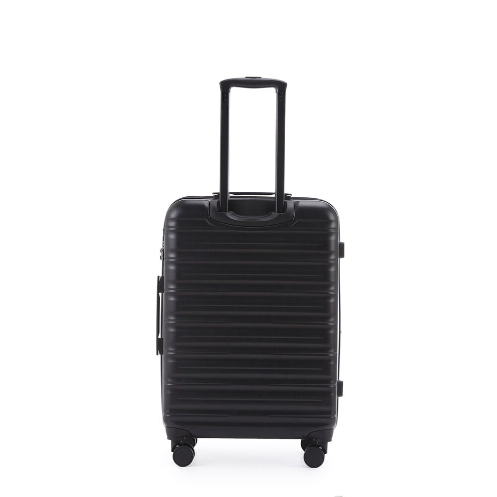 Paklite Pilot Medium Travel Luggage Suitcase Lightweight 67x46cm Black