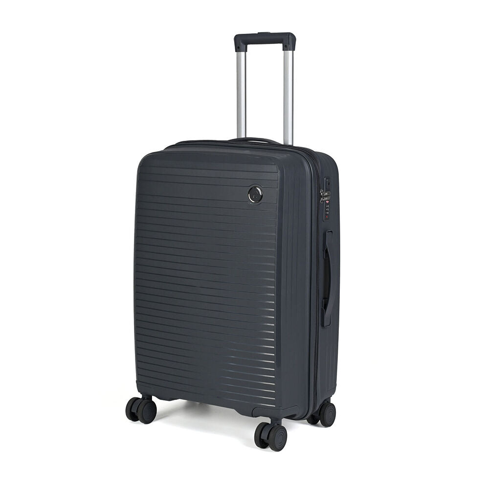 Paklite Altitude Medium Travel Luggage Suitcase Lightweight 66x42cm Navy