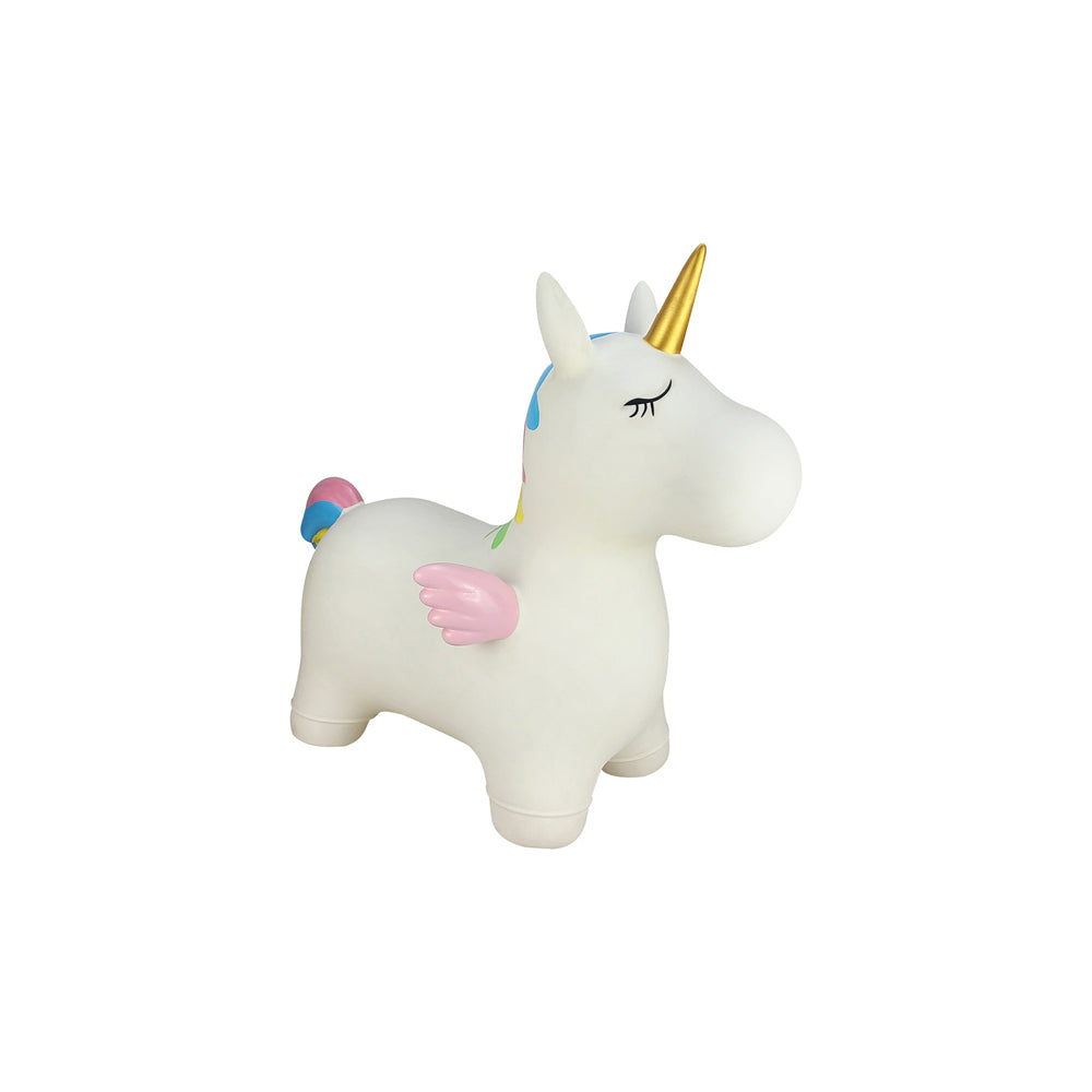 Kaper Kidz Bouncy Rider Stardust The Unicorn Kids Ride On Toy 12m+
