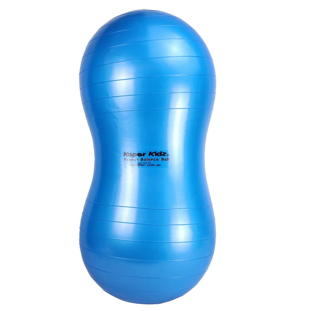 Kaper Kidz Inflatable Peanut Balance Ball Kids Toy Blue 90cm 12m+