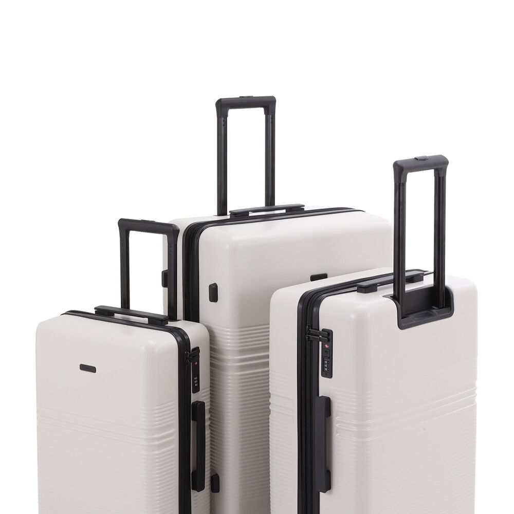 3pc Paklite Elements Travel Luggage Set Suitcase Lightweight Oatmeal