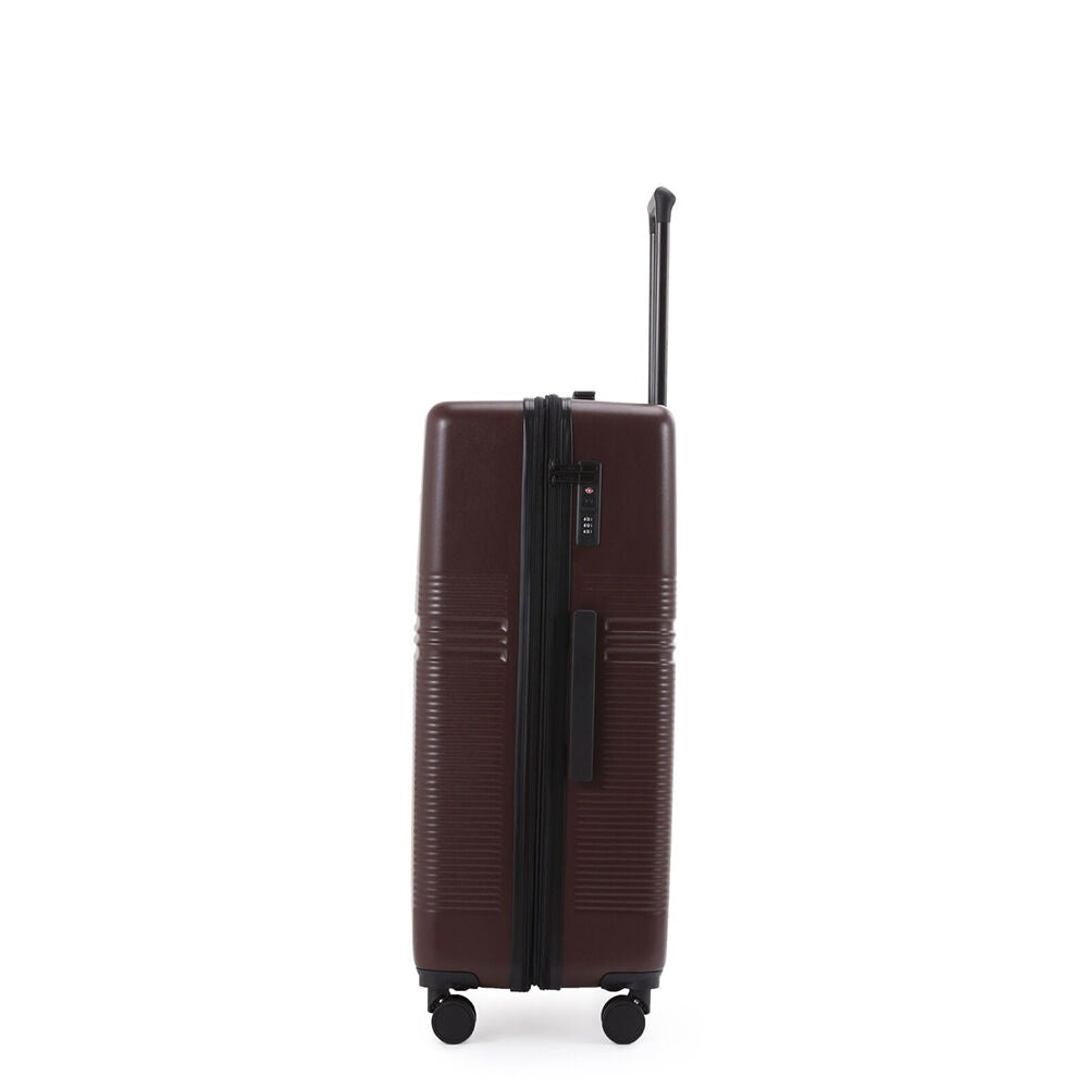 Paklite Elements Large Travel Luggage Suitcase Lightweight 76.5cm Burgundy