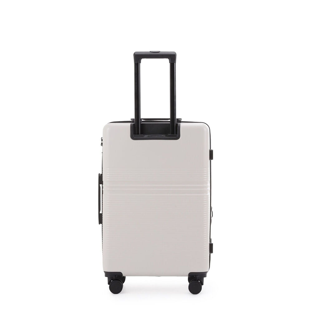 Paklite Elements Medium Travel Luggage Suitcase Lightweight 66.5cm Oatmeal
