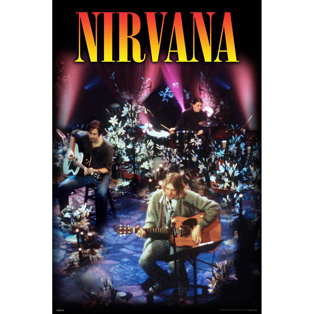 Nirvana Unplugged Regular Wall Poster/Print 61 x 91.5cm