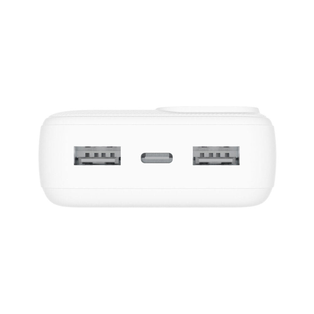 ChargeCore SafeCharge Max Powerbank 20000mAh USB-A to C & 8-Pin White