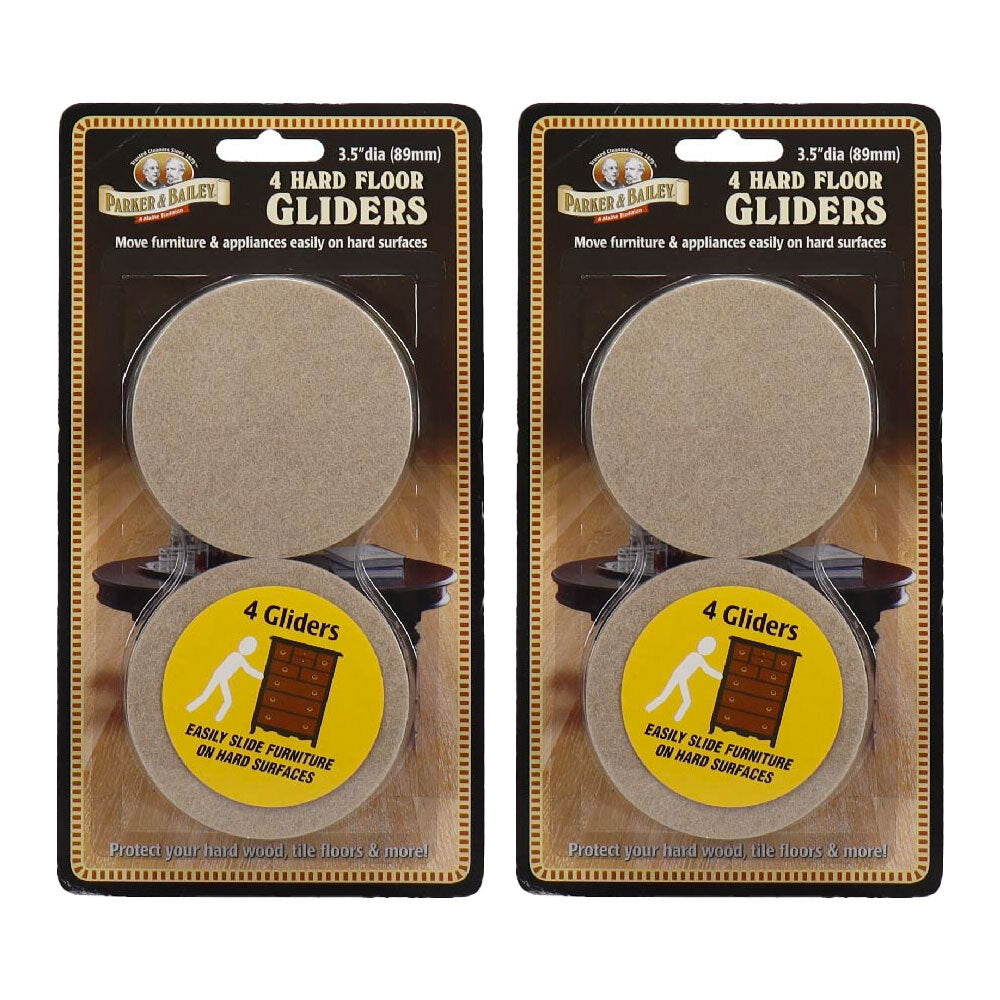 2PK 4pc Parker & Bailey Heavy Furniture/Appliance Hard Floor Gliders