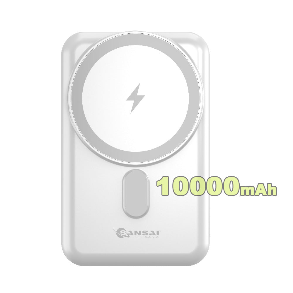Sansai Power Bank 10000mAh 22.5W w/ Kickstand 11x7 cm Assorted