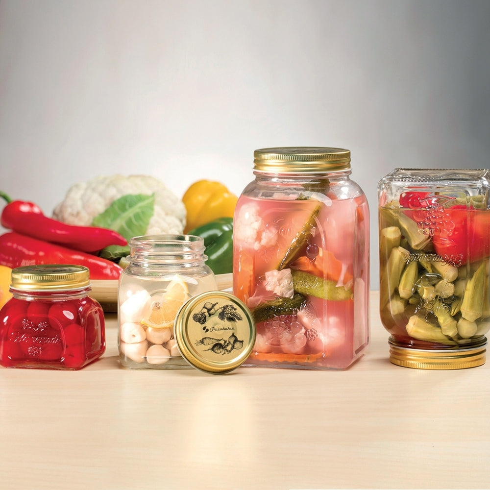 6PK Pasabahce Homemade 300ml Glass Jar Storage w/ Lid - Clear