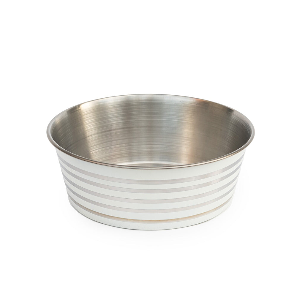 2PK Superior Pet Essentials Heavy Base Pet/Dog/Cat Food Bowl Matte Beige 21cm
