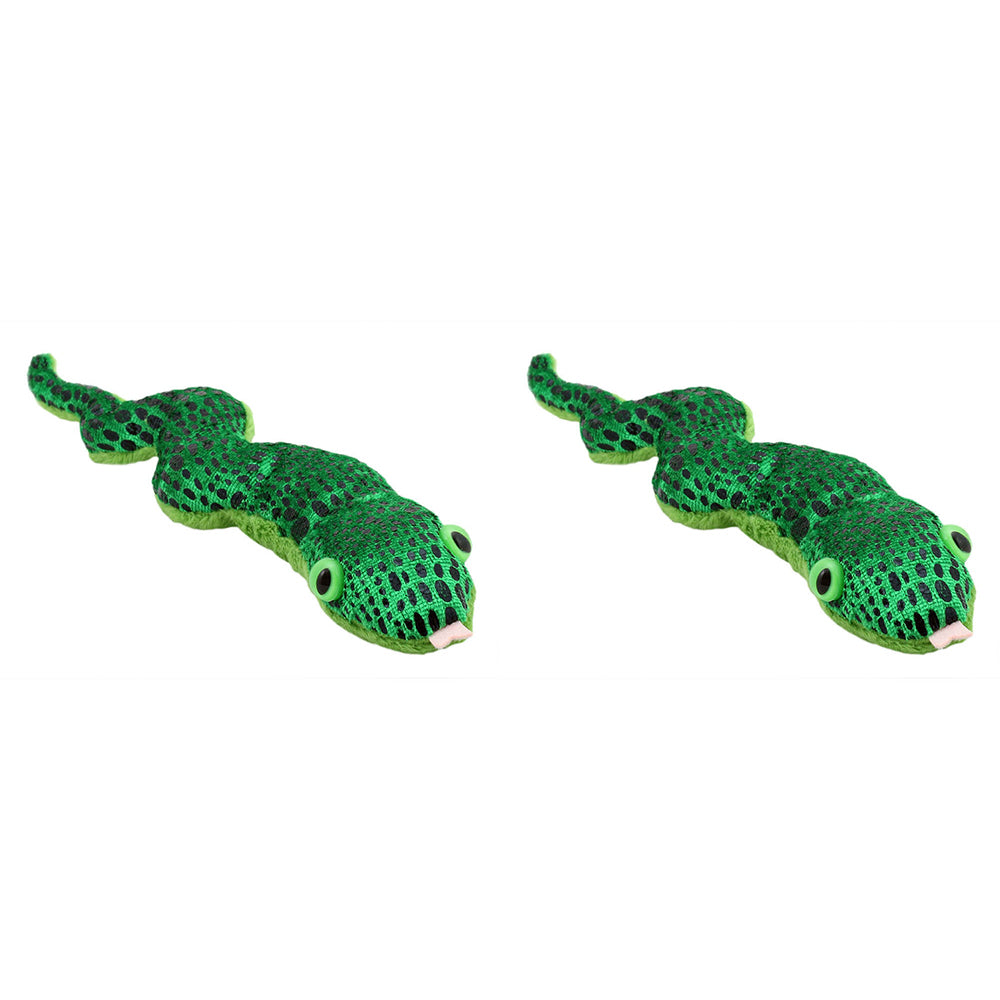 2PK The Puppet Company Snake Finger Puppets 13cm Toy Green 12m+