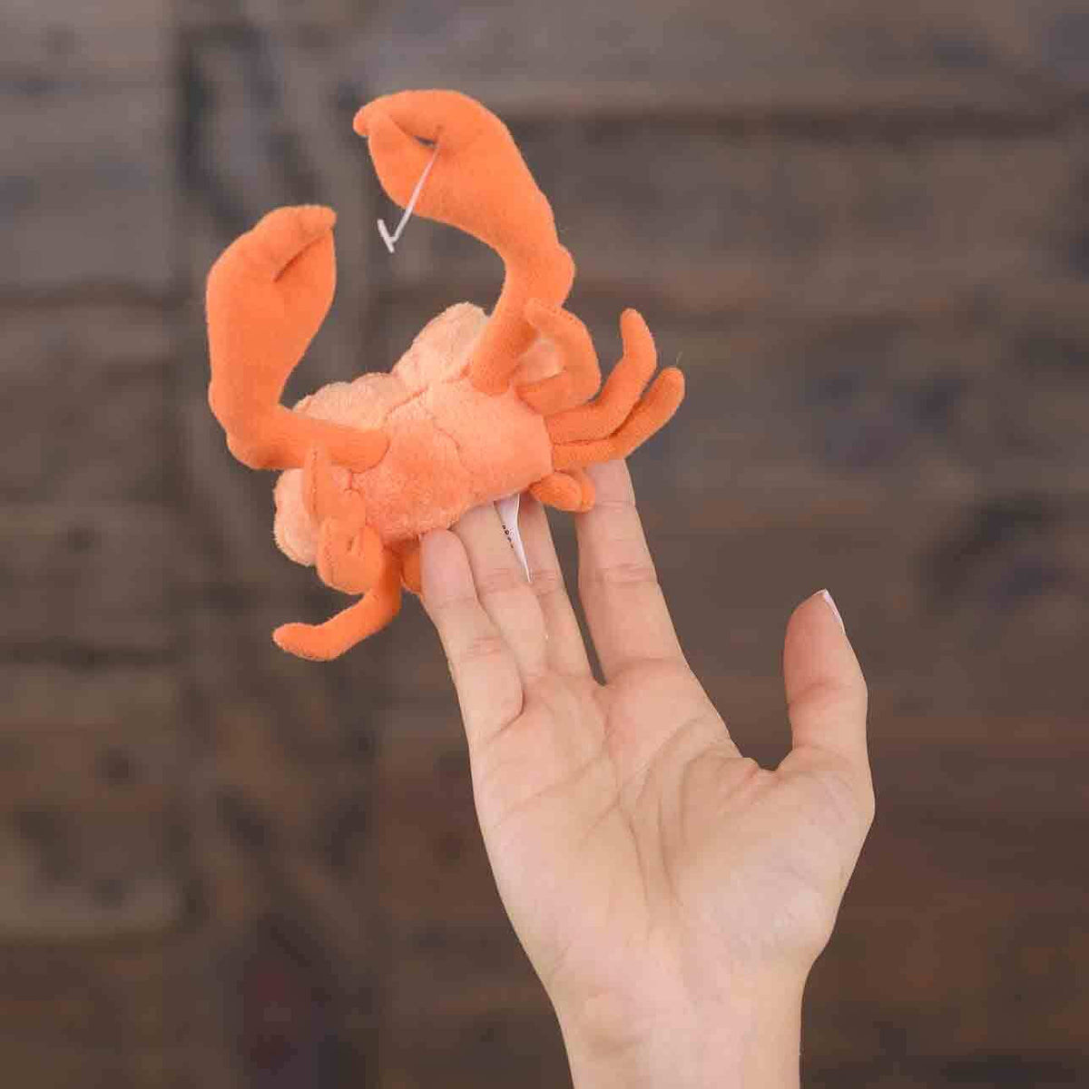 2PK The Puppet Company Crab Finger Puppets 13cm Toy Orange 12m+