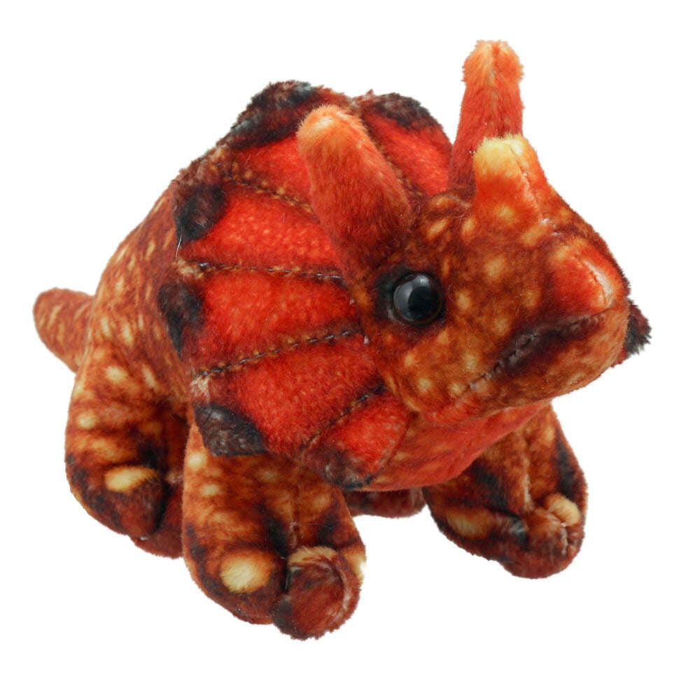 2PK The Puppet Company Triceratops Finger Puppets Toy 12m+