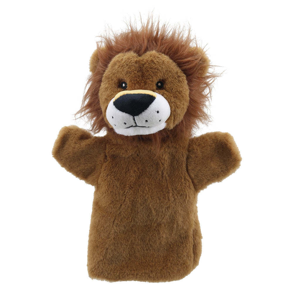 The Puppet Company Lion Animal Puppet Buddies 25cm Hand Toy Brown 0m+