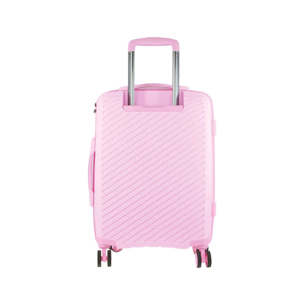 Pierre Cardin 65cm Medium Hard-Shell Suitcase in Pink