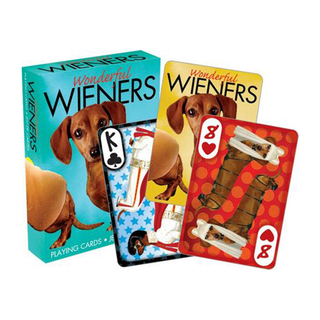 108pc Aquarius Wonderful Weiners Playing Cards 14y+