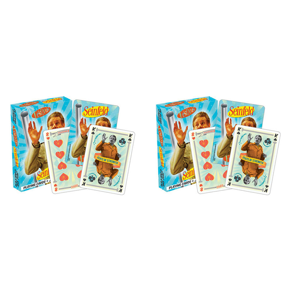 2PK Aquarius Seinfeld Festivus Playing Cards Deck Set 12y+
