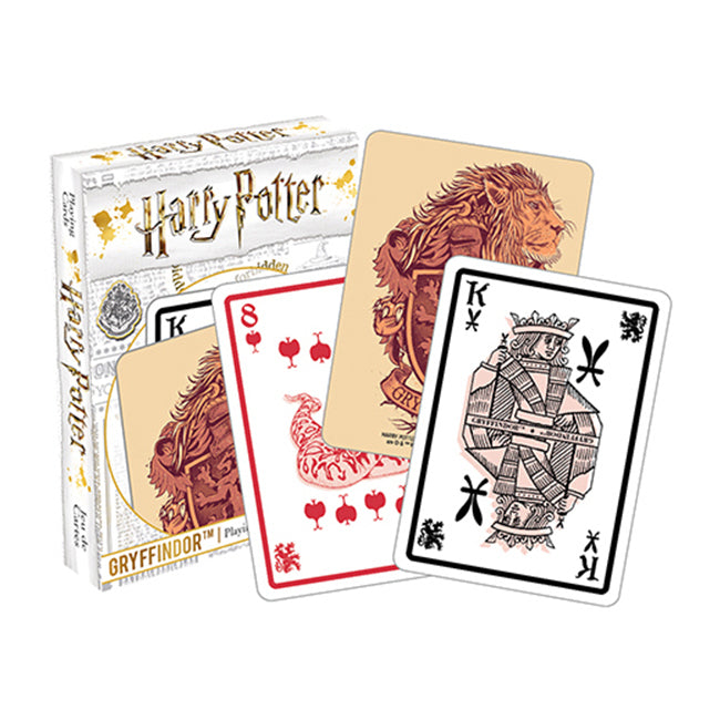 108pc Aquarius Harry Potter Gryffindor Playing Cards Deck Set 3y+
