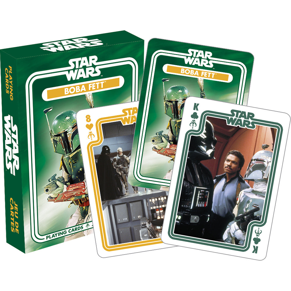 2PK Aquarius Star Wars Boba Fett Playing Cards Deck Set 14y+