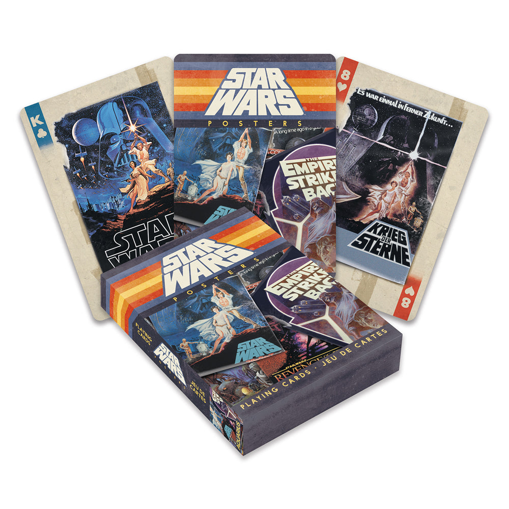 108pc Aquarius Star Wars Movie Posters Playing Cards 6y+