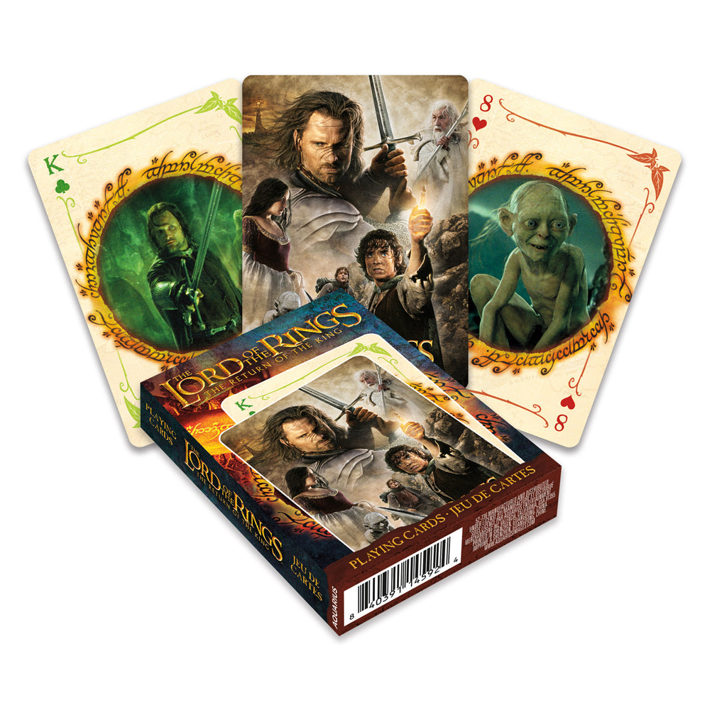 108pc Aquarius Lord Of The Rings Return Of The King Playing Cards 14y+