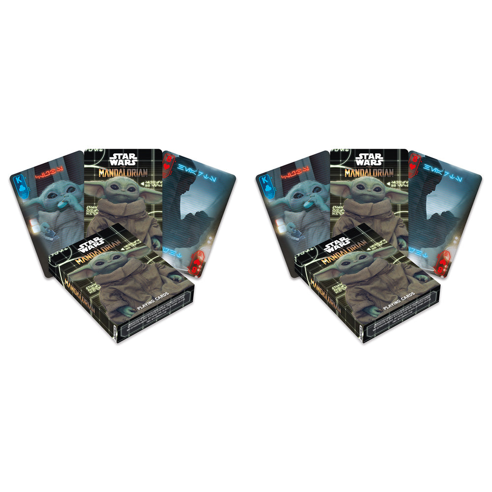 108pc Aquarius Star Wars The Mandolorian Grogu Playing Cards 14+