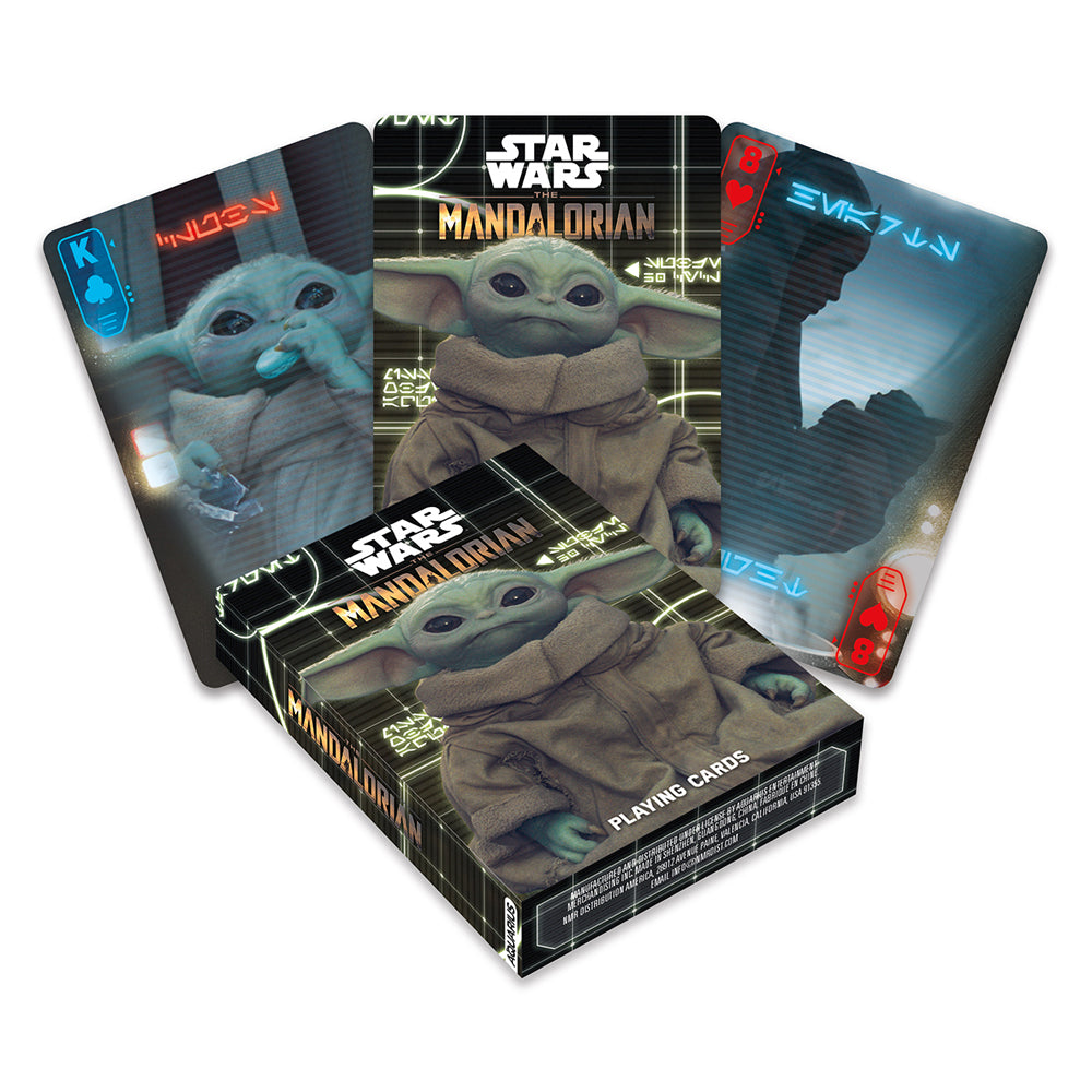 108pc Aquarius Star Wars The Mandolorian Grogu Playing Cards 14+
