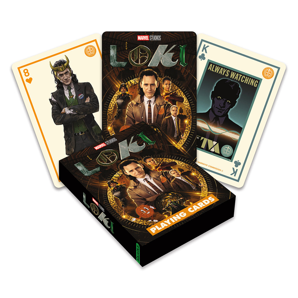 2PK Aquarius Marvel Loki Playing Cards Poker Gaming Deck Set 14+