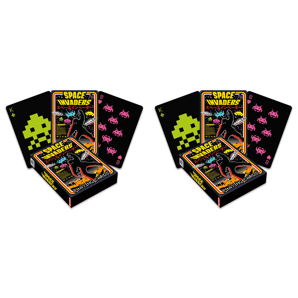 2PK Aquarius Space Invaders Playing Cards Standard Deck