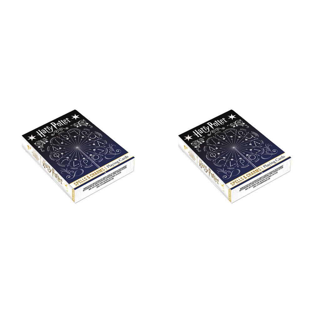 2PK Aquarius Harry Potter Spells & Charms Playing Cards