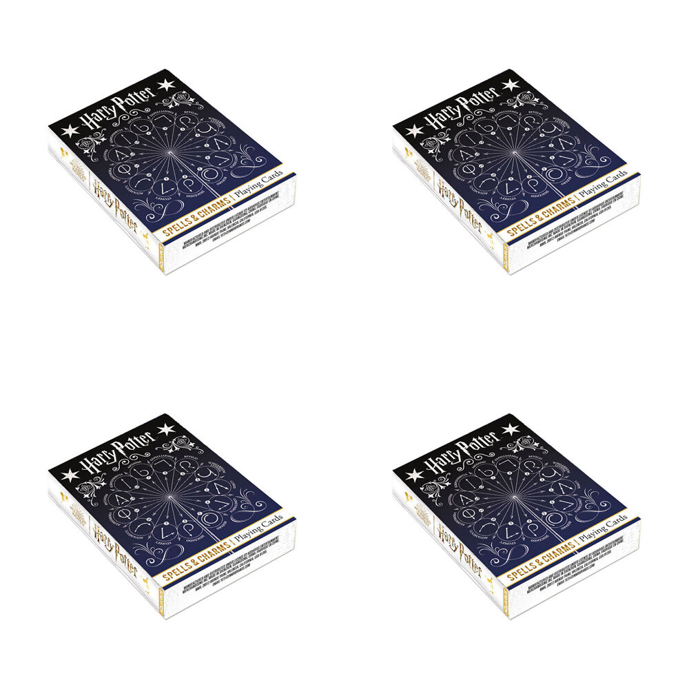 4PK Aquarius Harry Potter Spells & Charms Playing Cards