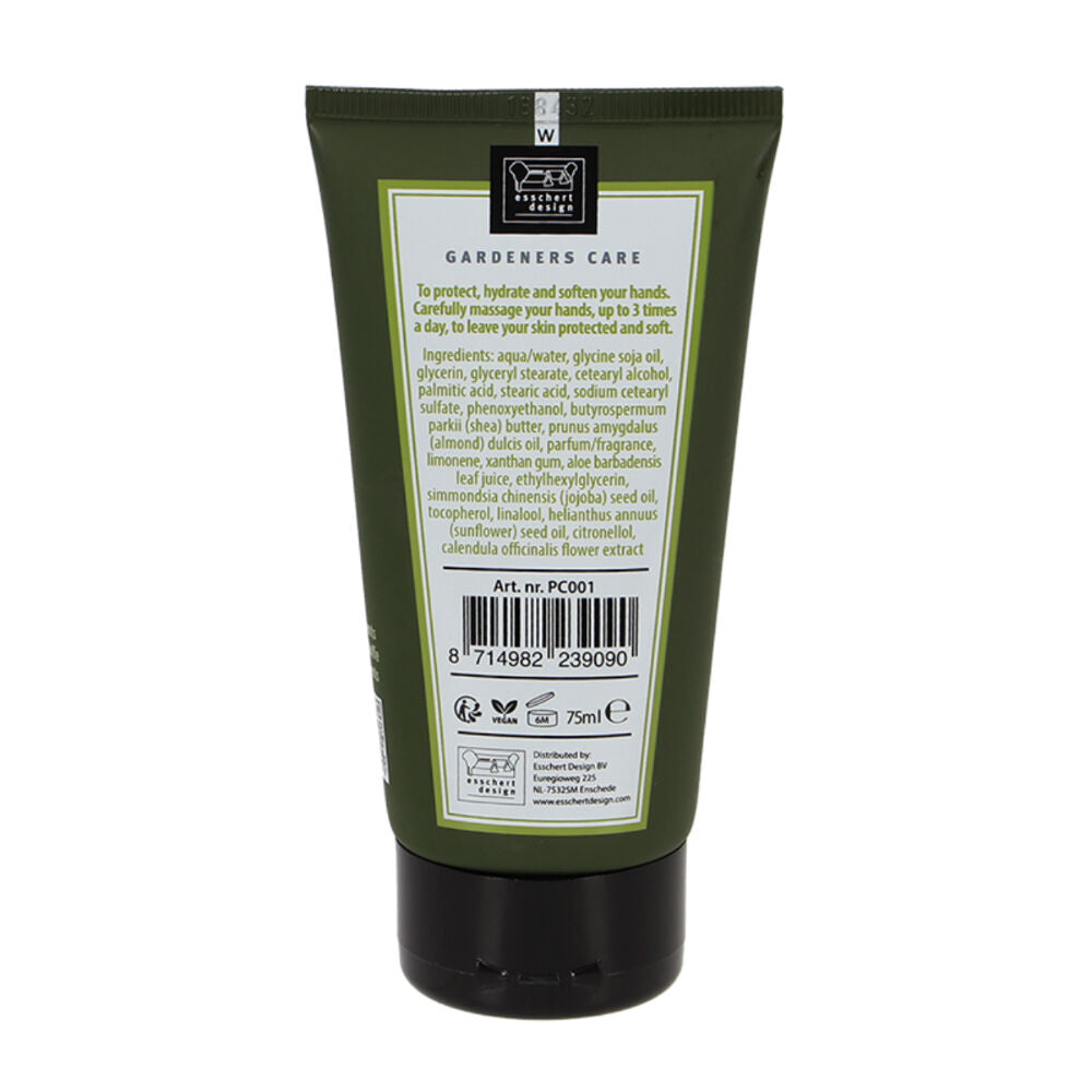 Esschert Design Gardener's Barrier Moisturiser Hand Cream Aloe Vera 75ml