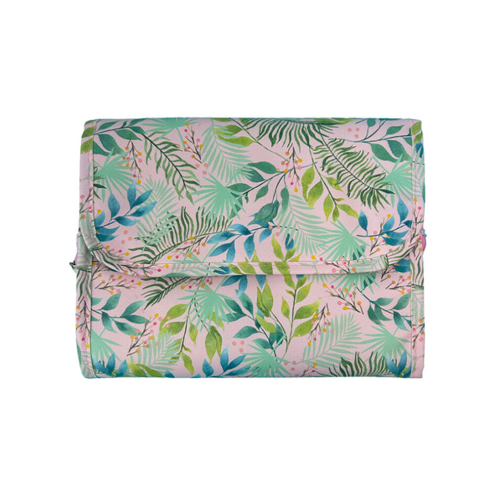 Frankie & Me Women's Zip Cosmetics Hanging Toiletry Bag Large 27x18cm Floral